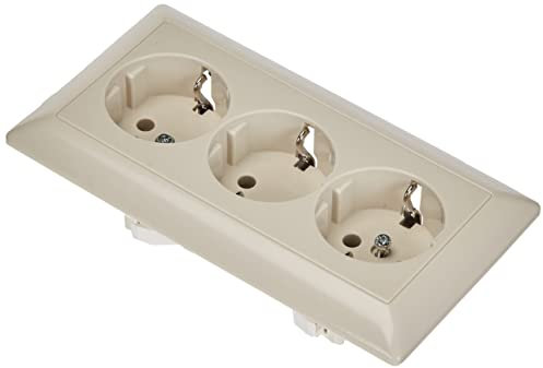 JUNG AS523 Kabelkanal-SCHUKO-Steckdose 3-Fach