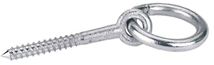 Barrenring m. Holzschraube, verz. 10mm,80mm, 2 St. im Pack