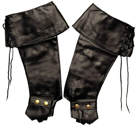 Faschingsfactory.com GmbH KBO81995 Gamaschen, schwarz