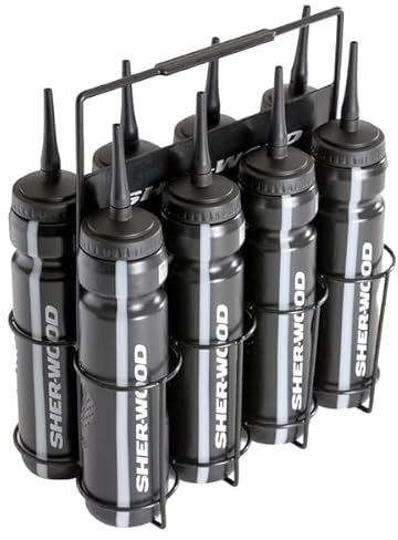 Sherwood Forest Candles SHER-Wood Metall TRÄGER MIT 8 SCHWARZ TRINKFLASCHE, Farbe:schwarz