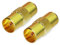 Accessotech TV Aerial RF Coax Cable Lead Adaptor Female To Female TV Accessories Plug Socket
