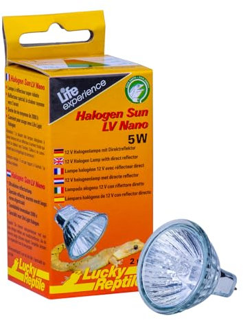 Lucky Reptile Halogen Sun Nano LV Wärmestrahler im Doppelpack, Wattstärke:5 Watt