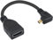 Maxhood Micro HDMI to HDMI Adapter Cable, Short 6inch Right Angle Micro-HDMI Male to HDMI Female Extension Converter Extender Cable with 4K for Raspberry Pi 4, HERO 7/6/5, Cameras