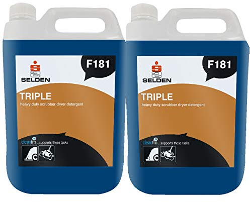 Selden F181 Triple Scrubber Dryer Detergent 5 Litre - Pack of 4