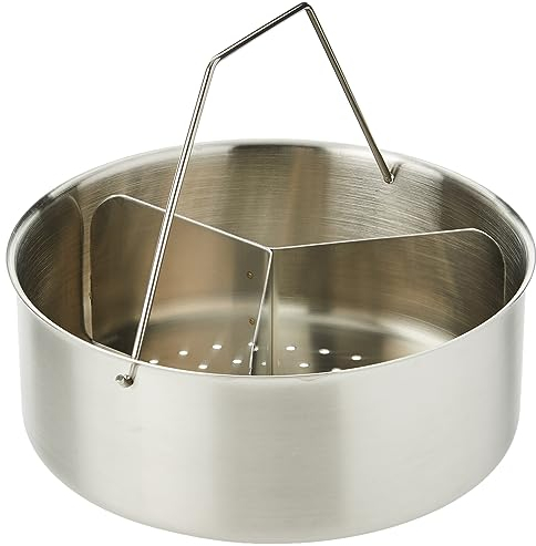 Kuhn Rikon Duromatic Stainless Steel Trio Separator Set for Pressure Cookers, Silver, 18 cm