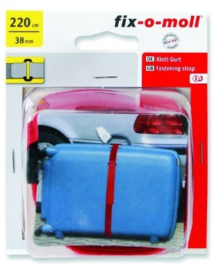 fix-o-moll Klett-Gurt Maxi XL 38 mm 220 cm rot, 3563023