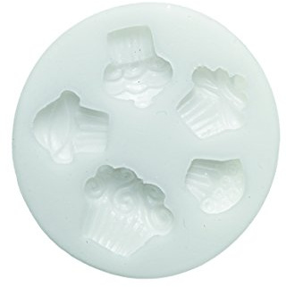 Silikomart | Silikonform für Zuckermasse Cup Cakes, Form für Tortendekorationen, Thema Prinz, Maße 150 x 140 x 35 mm