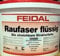 Feidal Raufaser flüssig / 10 Liter / weiß, für innen, matt, waschbeständig, lösemittelfrei, Wand- u. Deckenfarbe mit dekorativen Raufasereffekt, zum Rollen und Spritzen