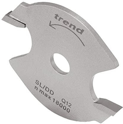 Trend 1/4 Inch Bore Slotter, 40mm Cut Diameter, 3 Teeth, TCT | Designed For Accurate Slot Cutting In Wood With 1/4 Inch Bore, 40mm Cut Diameter And 3.0mm Kerf, SL/DD