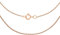 Carissima Gold - Maille Gourmette Chaîne Femme - 9 cts (375/1000) Or Rose
