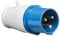 Knightsbridge INAV006 240 V IP44 16 A Plug, Blue