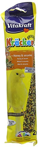 Vitakraft Canary Kracker Bird Food Honey-Sesame, Pack of 7