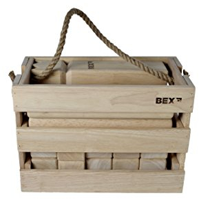 Bex 511-205 - Holzbox Kubb Original, Wurf- und Schießspiel