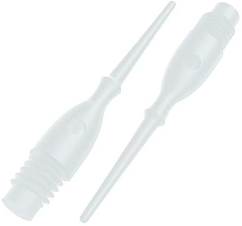 Bull's Megapoint Lang Soft Tips, Dart Spitzen 6 mm, Farbe:Weiss