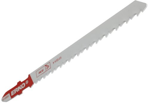 Lame de scie sauteuse erko 100mm 8d bois cloute et alu - carte de 5
