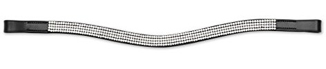 Shires Aviemore Small Diamante Browband (Black, Cob)