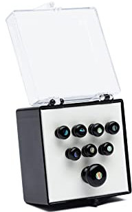 MARTIN Set de chevilles noires, point paua pour guitares acoustiques et folk (APP42)