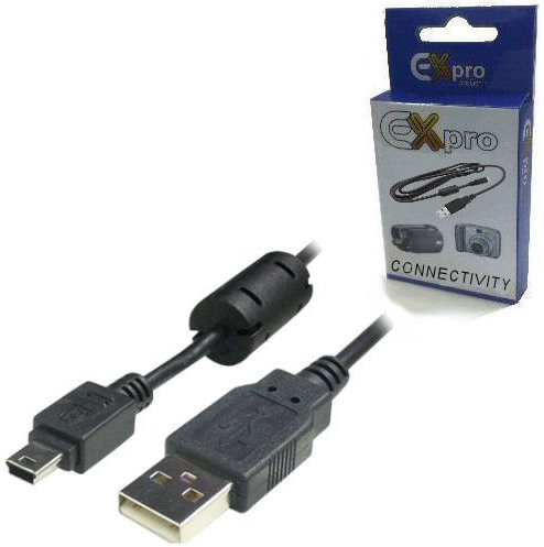 Ex-Pro Sony VMC-14UMB USB Cable Lead for Sony Camcorder DCR-HC Series - 5m [See description for models]
