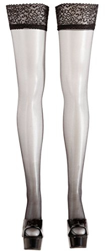 Cottelli Collection Halterlose Strümpfe schwarz 2 1er Pack(1 x 1 Stück)