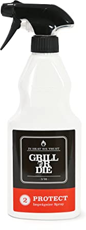 GRILL OR DIE Die Imprägnierspray Abdeckhaube Grill BBQ