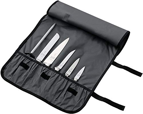 Mercer Culinary 7-Pocket Knife Roll, Black