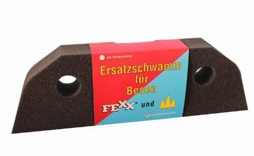 Ersatzschwamm 1-Komponente für Besen Schaumstoffbesen (2 Stück)