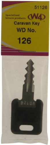 W4 WD Replacement Caravan Key No126 - Black