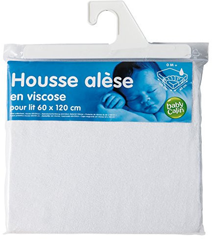 babyCalin - Housse alèse en viscose 60x120 cm