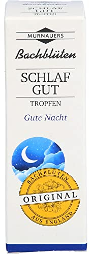 Murnauers Bachblüten Schlaf Gut Tropfen | 20ml | Ruhe und Entspannung | Hergestellt mit Original Bachblüten