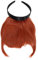 WIG ME UP - HA071T-350 Clip-in Pony mit Haarreif und längeren Seitenhaar, besonders natürliche Wirkung, Rot (350)