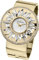 JACQUES LEMANS Damenuhr Flora 1-1700 massiv Edelstahl ip-Gold 1-1700F