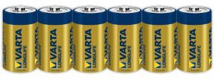Varta Batterie Alkali Longlife Extra Baby1,5 V (C) VE=6 Stück