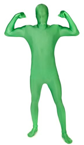 Morphsuits STSGR2 - Tuta integrale per travestimento adulti, XXL 6'2-6'9 (188cm-206cm), Verde