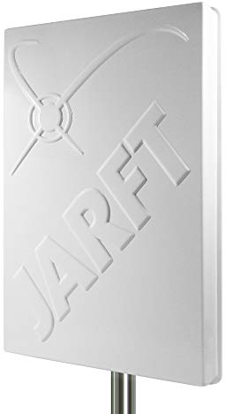 JARFT J4GMB-14 LTE Richtantenne inkl. 2.5m Kabel - Wetterfeste LTE Außenantenne, 14dBi Leistungsgewinn, Multiband, passend für LTE Router