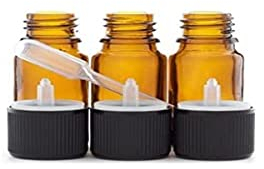 VOSHUILES.COM HUILES ESSENTIELLES & VEGETALES 3 flacons de 10ml en verre ambré DIN 18 avec bouchons codigouttes
