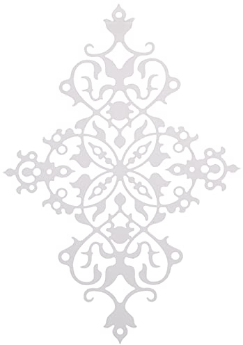 efco – Stencil Ornament/1 Design, Kunststoff, transparent, 15 x 21 cm