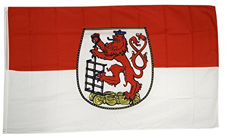 Flaggenfritze Fahne/Flagge Deutschland Stadt Wuppertal + gratis Sticker