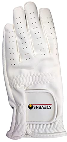 Stevens Mens Right Hand White Bowling Glove