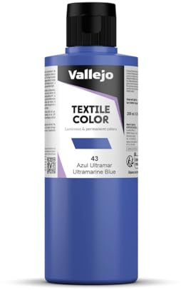 Vallejo - Pintura para textil 60ml, color azul (opaco) nº 43