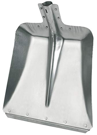 Pala in alluminio Kerbl misura 9 (Larghezza 36 cm, Pala da giardino / Pala da fienile, Alluminio, con bordo in acciaio zincato, Pala da neve, senza manico) 2967