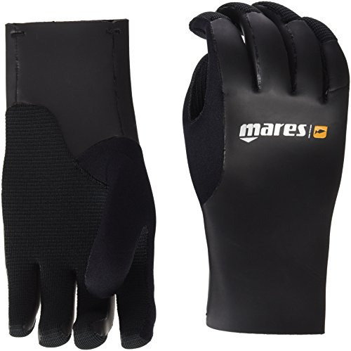Mares Erwachsene Taucherhandschuhe Gloves Smooth Skin 35, Schwarz, M, 422755