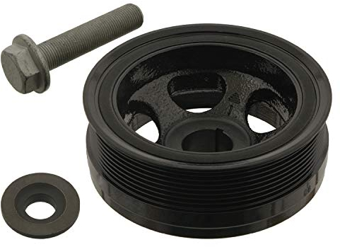 febi bilstein 33653 Riemenscheibe (entkoppelt) für Kurbelwelle, mit Schraube und Scheibe , 1 Stück