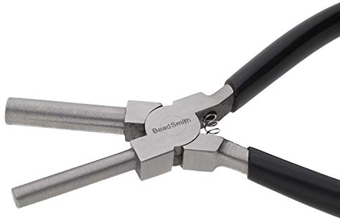 The Beadsmith Vintaj Bail-Making Pliers (6 Millimeter, 8.5 Millimeter), Filigree Tool for Bending Metal