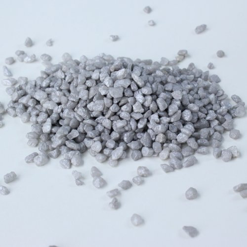 Granulat Dekogranulat Dekosand Streudeko in natürlichen Farben 2 - 3 mm Korngröße, 1kg im Beutel (cool grey)