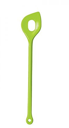 WACA 0225 Spitz-Lochlöffel Küchenhelfer Mehrwegartikel 310 mm, Farbe:apfelgrün