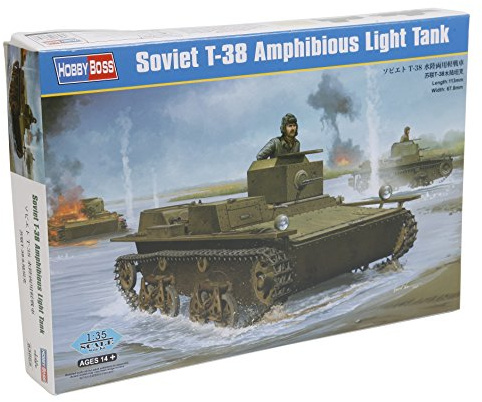Hobby Boss 83865 - Modellbausatz Soviet T-38 Amphibious Light Tank