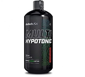 BioTechUSA Multi Hypotonic | Flüssigkonzentrat | Energie und Vitamine während des Trainings wieder auffüllen | Hochglykämische Kohlenhydrate für optimale Leistung | 1000 ml | Orange