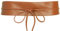 Caspar GU285 Damen Leder Wickelgürtel, Farbe:cognac, Größe:One Size