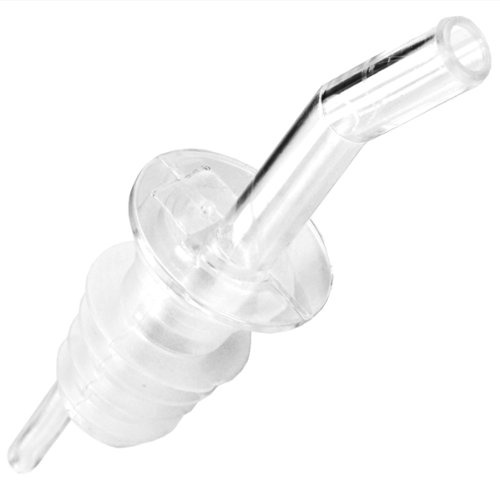Whiskygate Freeflow Pourers No Collar Clear - Pack of 12 | Plastic Pourers, Spirit Pourers, Bar Pourers, Whiskeygate Pourers
