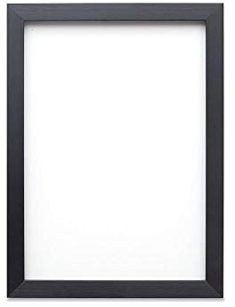 Frame Company Watson Black 18x12 Photo Frame with Real Glass | Fits a 18x12 image, Frame size 18x12, Overall approx 21.0x15.0, Real Glass Front